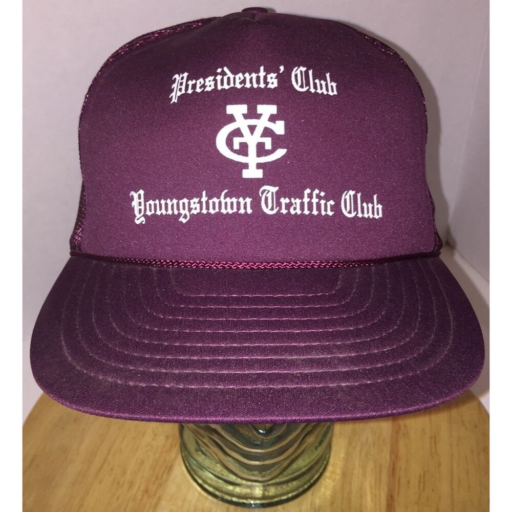 Vintage 70s 80s YOUNGSTOWN TRAFFIC CLUB Presidents' YTF Hat Cap Snapback OHIO
